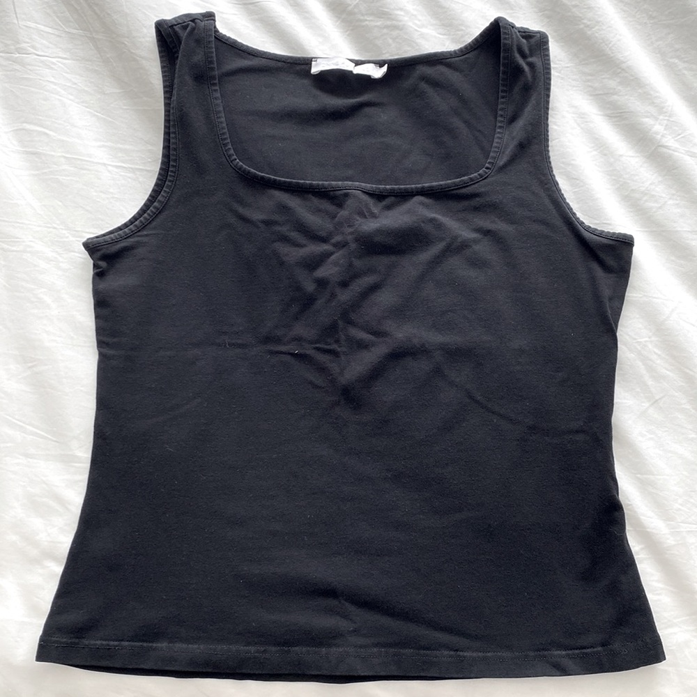 ANNE FONTAINE Square Neck Tank Size 42